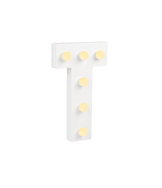 T Licht Letter 16,5cm van Paper Dreams koop je bij Partywinkel