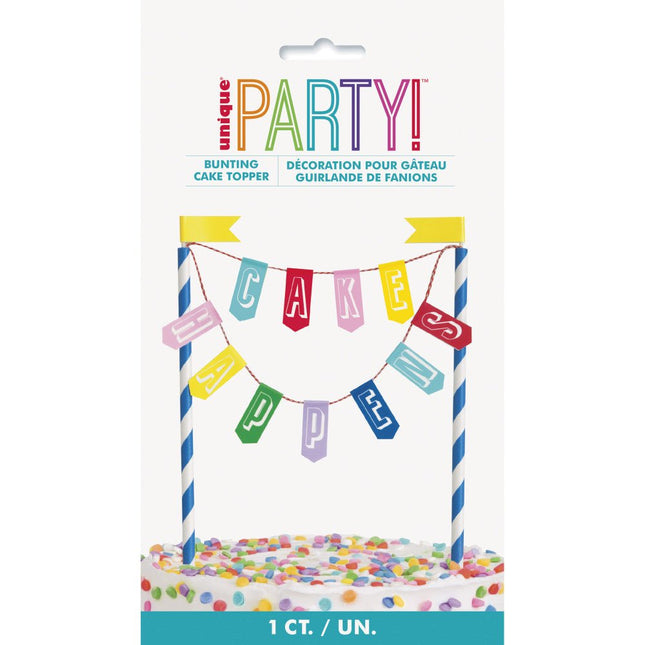 Taarttopper Cake Happens 21cm van Unique koop je bij Partywinkel