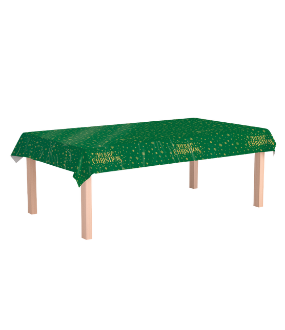 Obrus - Wesołych Świąt zielony