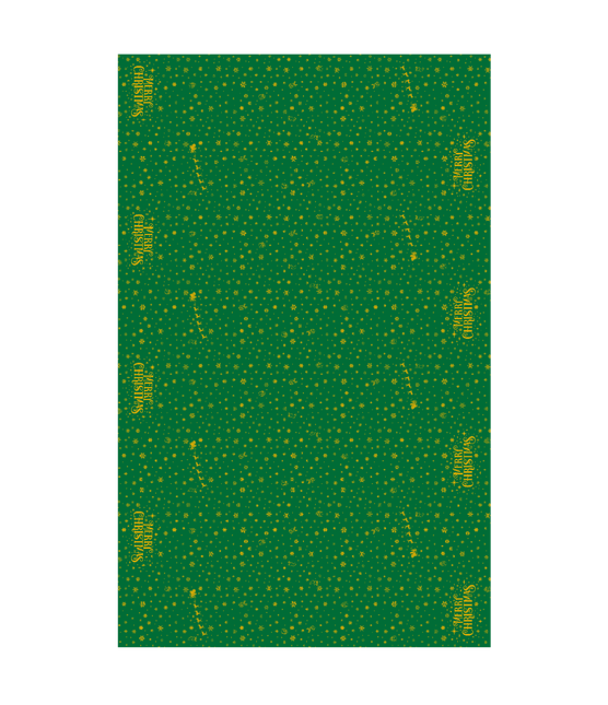 Obrus - Wesołych Świąt zielony