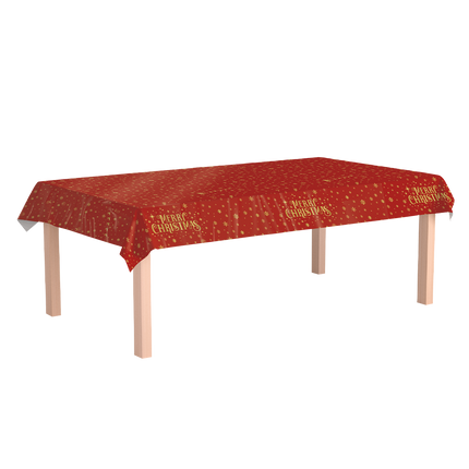 Obrus - Wesołych Świąt w kolorze czerwonym