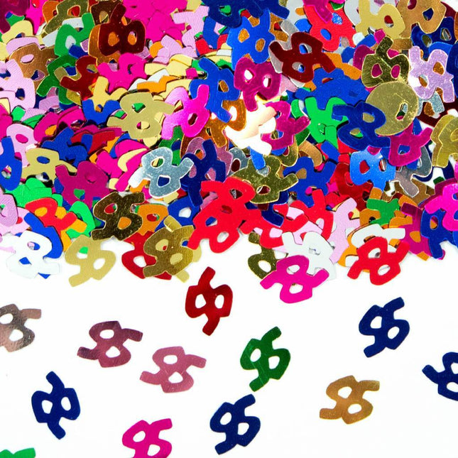 Tafelconfetti 95 Jaar 1cm 600st - Partywinkel - 8711319105301