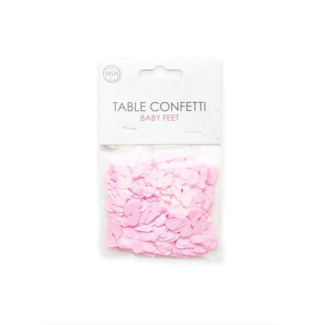 Tafelconfetti Baby Voeten Roze van WeFiesta koop je bij Partywinkel