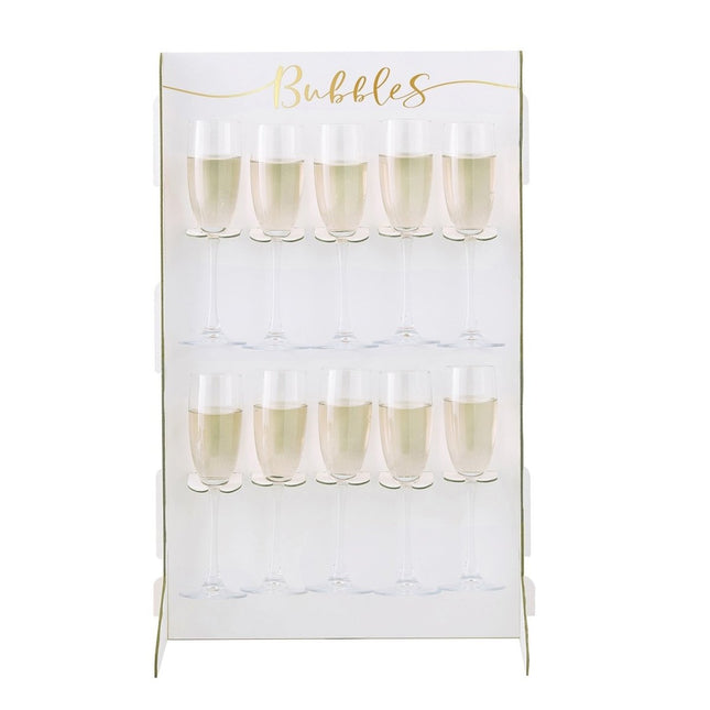 Tafeldecoratie Prosecco Standaard 60cm van Ginger Ray koop je bij Partywinkel