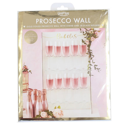 Tafeldecoratie Prosecco Standaard 60cm van Ginger Ray koop je bij Partywinkel