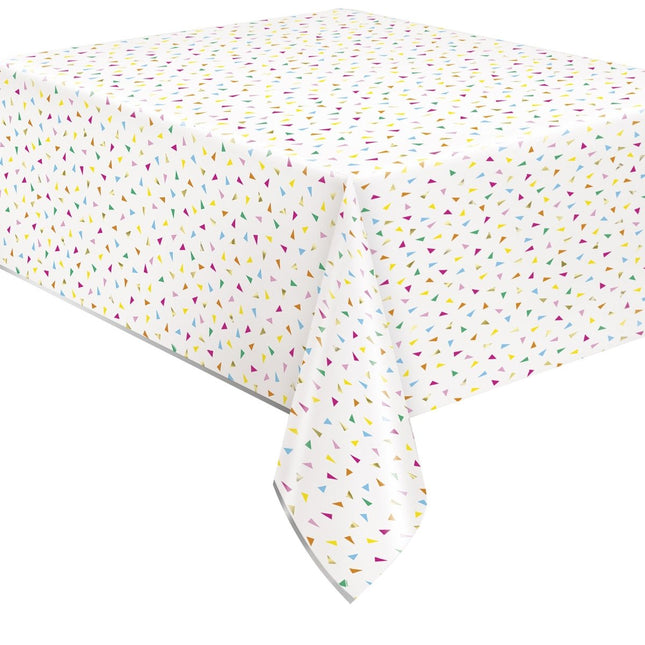 Tafelkleed Confetti 2,13m van Unique koop je bij Partywinkel