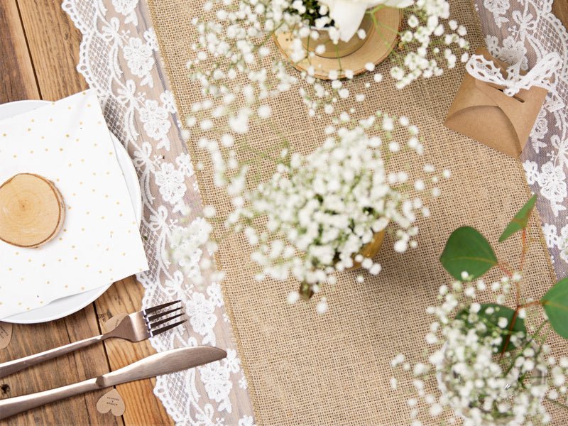 Tafelloper Jute 5m van Partydeco koop je bij Partywinkel