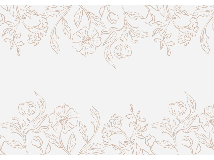 Tafelloper met bloemenprint van non - woven materiaal, mix, 40x500 cm van Partydeco koop je bij Partywinkel