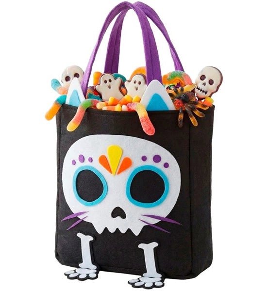 TAS TRICK OR TREAT SKELET KAT van Widmann koop je bij Partywinkel