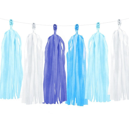 Tassel Slinger Blauw 2m van Partydeco koop je bij Partywinkel