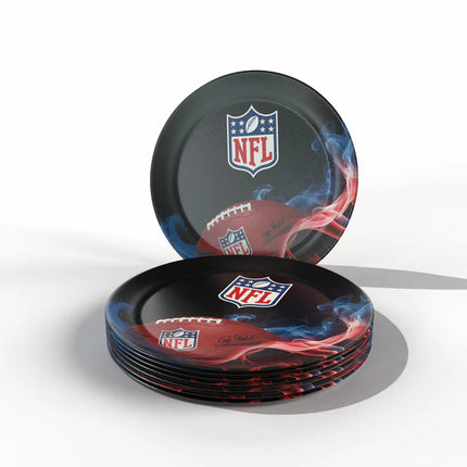 Tablitki NFL 23 cm, 6 szt.