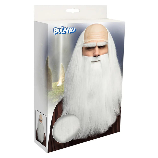 Tovenaar Pruik van Boland koop je bij Partywinkel