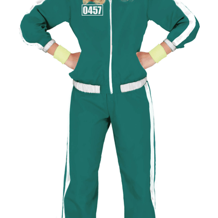 Trainingspak Cijfers Dames Groen van Fiestas Guirca koop je bij Partywinkel