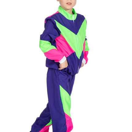 Trainingspak Jaren 80 Kind van Wilbers & Wilbers koop je bij Partywinkel