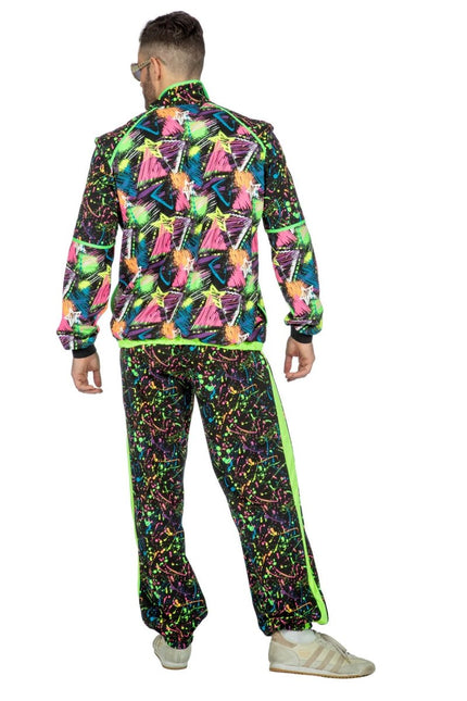 Trainingspak Jaren 80 Neon van Wilbers & Wilbers koop je bij Partywinkel