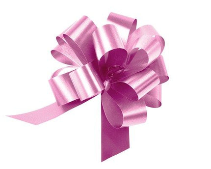 Kokarda do ciągnięcia jasnoróżowa duża (Ø150 mm)