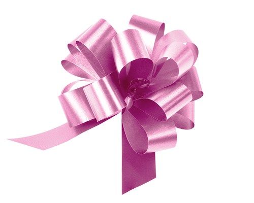 Kokarda do ciągnięcia jasnoróżowa duża (Ø150 mm)