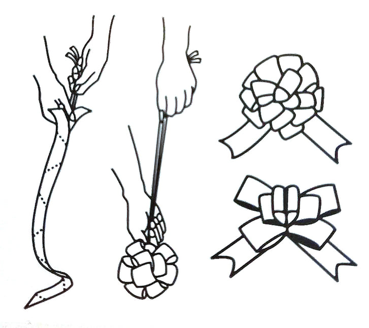 Kokarda do ciągnięcia jasnoróżowa duża (Ø150 mm)