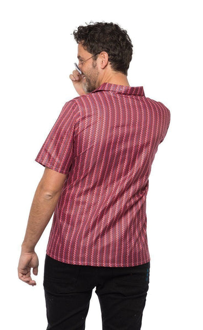 Tshirt Jaren 70 Rood van Partychimp koop je bij Partywinkel