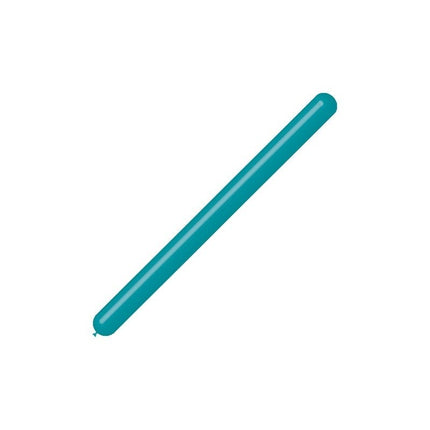 Turquoise Modelleerballonnen 7,5cm 150cm 100st van Balloonia koop je bij Partywinkel