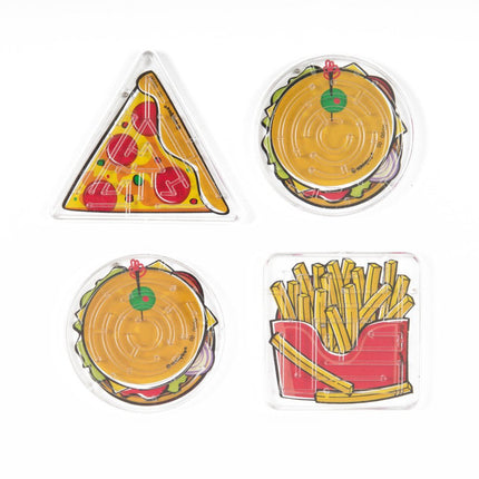 Uitdeelcadeautjes Doolhof Balletje 6cm 4st van Unique koop je bij Partywinkel