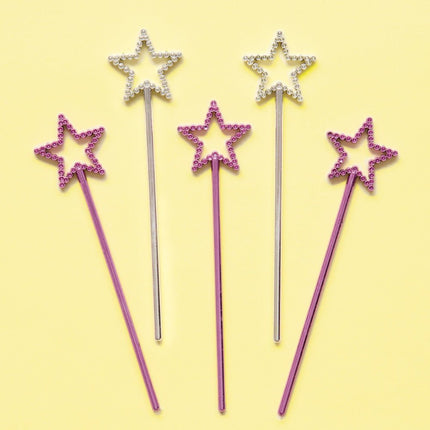 Uitdeelcadeautjes Toverstaffen 18cm 8st van Unique koop je bij Partywinkel