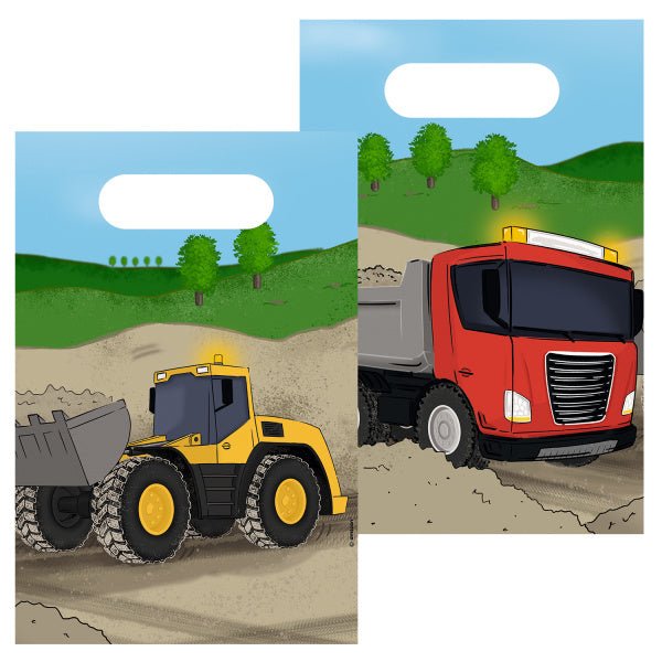 Uitdeelzakjes Bouw 8st van Riethmueller koop je bij Partywinkel