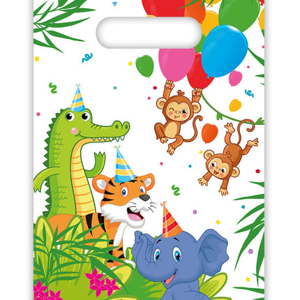 Uitdeelzakjes Jungle Balloons 6st van Procos koop je bij Partywinkel