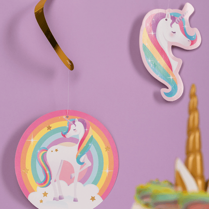 Unicorn Hangdecoratie van Paper Dreams koop je bij Partywinkel