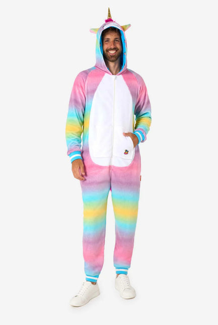 Unicorn Onesie Gekleurd - Partywinkel - 8720629387192