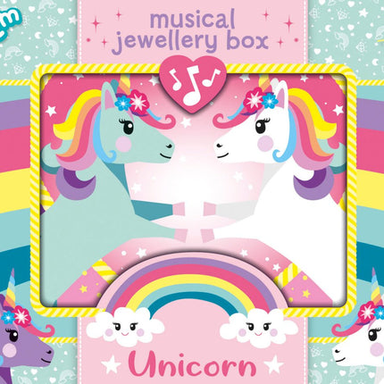 Unicorn Sieraden Doosje Met Muziek - Partywinkel - 8714274072114