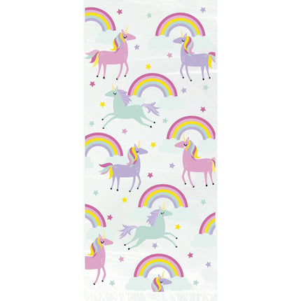 Unicorn Uitdeelzakjes Regenboog 20st van Unique koop je bij Partywinkel