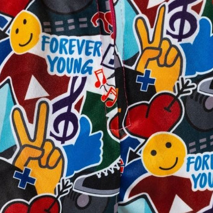 Kombinezon narciarski z lat 80. z goglami Vintage Freestyle