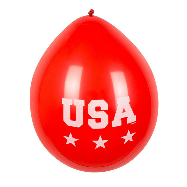 USA Ballonnen 25cm 6st van Boland koop je bij Partywinkel
