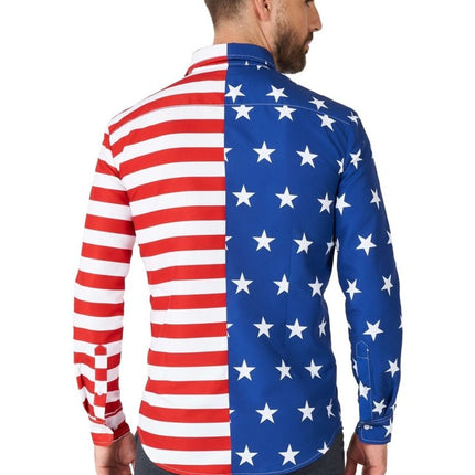 USA Vlag Overhemd Heren Suitmeister van Suitmeister koop je bij Partywinkel