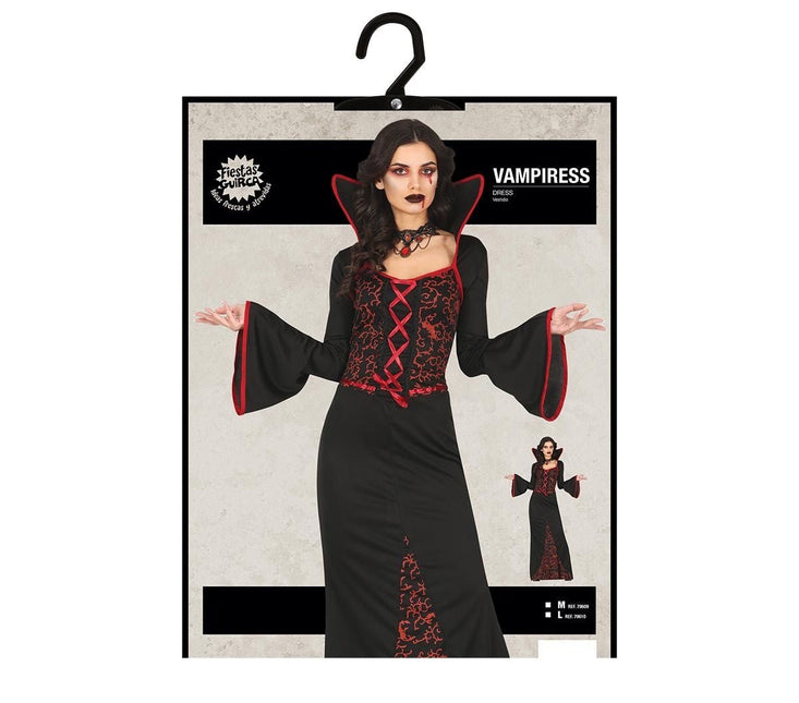 Vampier Halloween Jurk Dames van Fiestas Guirca koop je bij Partywinkel