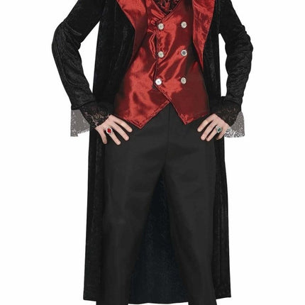 Vampier Halloween Kostuum Heren Rood van Fiestas Guirca koop je bij Partywinkel