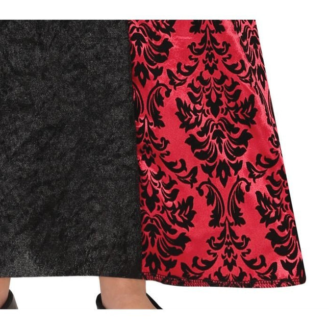 Vampier Halloween Kostuum Meisje Zwart Rood van Fiestas Guirca koop je bij Partywinkel