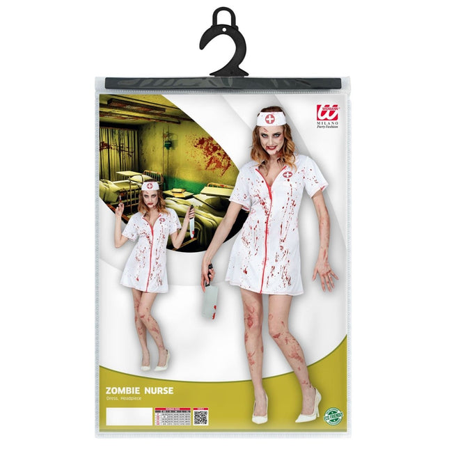Verpleegster Kostuum Dames Zombie van Widmann koop je bij Partywinkel
