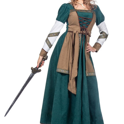 Viking Jurk Groen - Partywinkel - 8720059065769