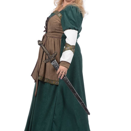 Viking Jurk Groen - Partywinkel - 8720059065769