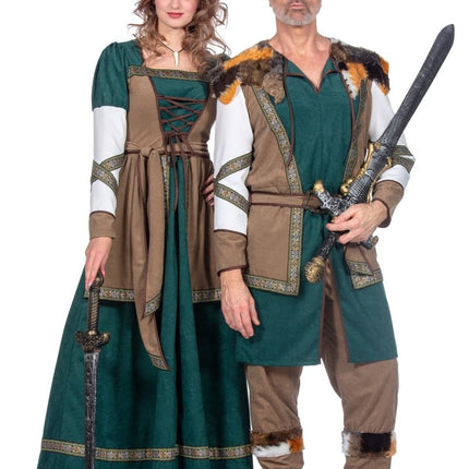 Viking Jurk Groen - Partywinkel - 8720059065769