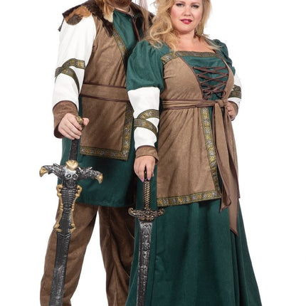 Viking Jurk Groen - Partywinkel - 8720059065769