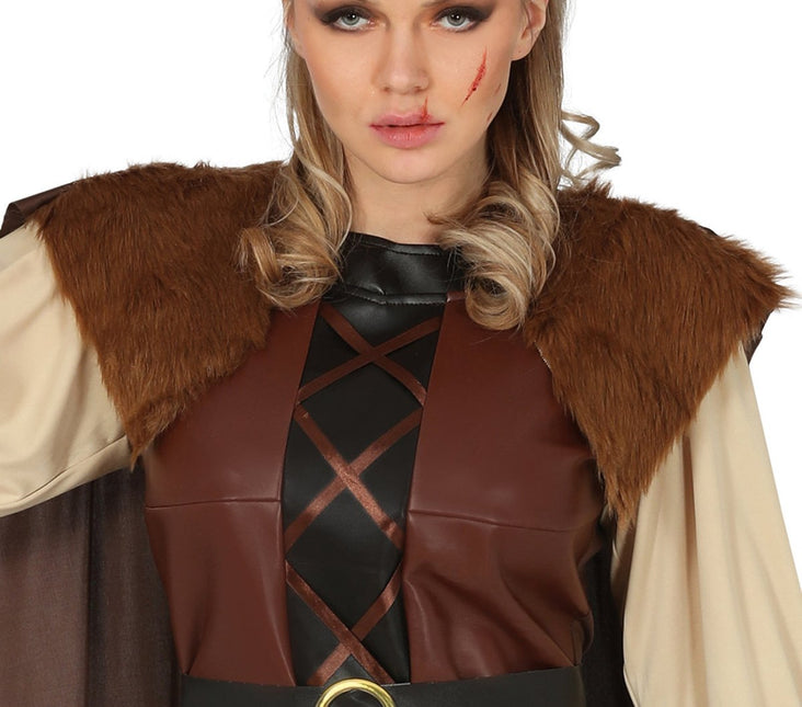 Viking Kostuum Bruin Dames van Fiestas Guirca koop je bij Partywinkel