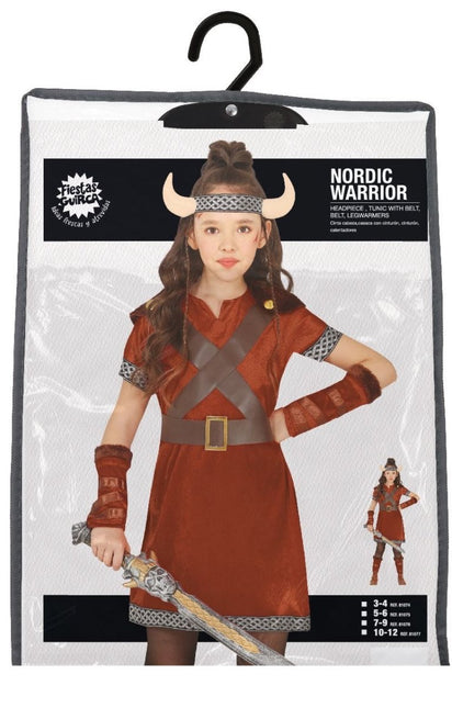 Viking Kostuum Meisje van Fiestas Guirca koop je bij Partywinkel