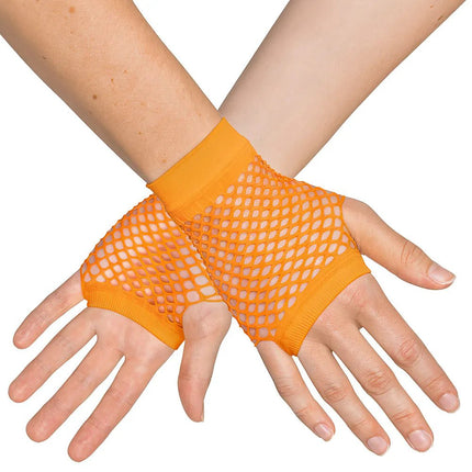 Visnet Handschoenen Oranje van Boland koop je bij Partywinkel