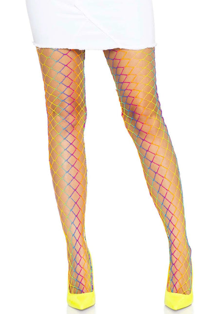 Visnet Panty Regenboog - Partywinkel - 714718566092