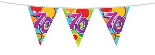 Vlaggenlijn 70 Jaar 10m - Partywinkel - 8711319055200