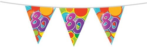 Vlaggenlijn 80 Jaar 10m - Partywinkel - 8711319055323