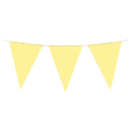 Vlaggenlijn pastel geel van Paper Dreams koop je bij Partywinkel